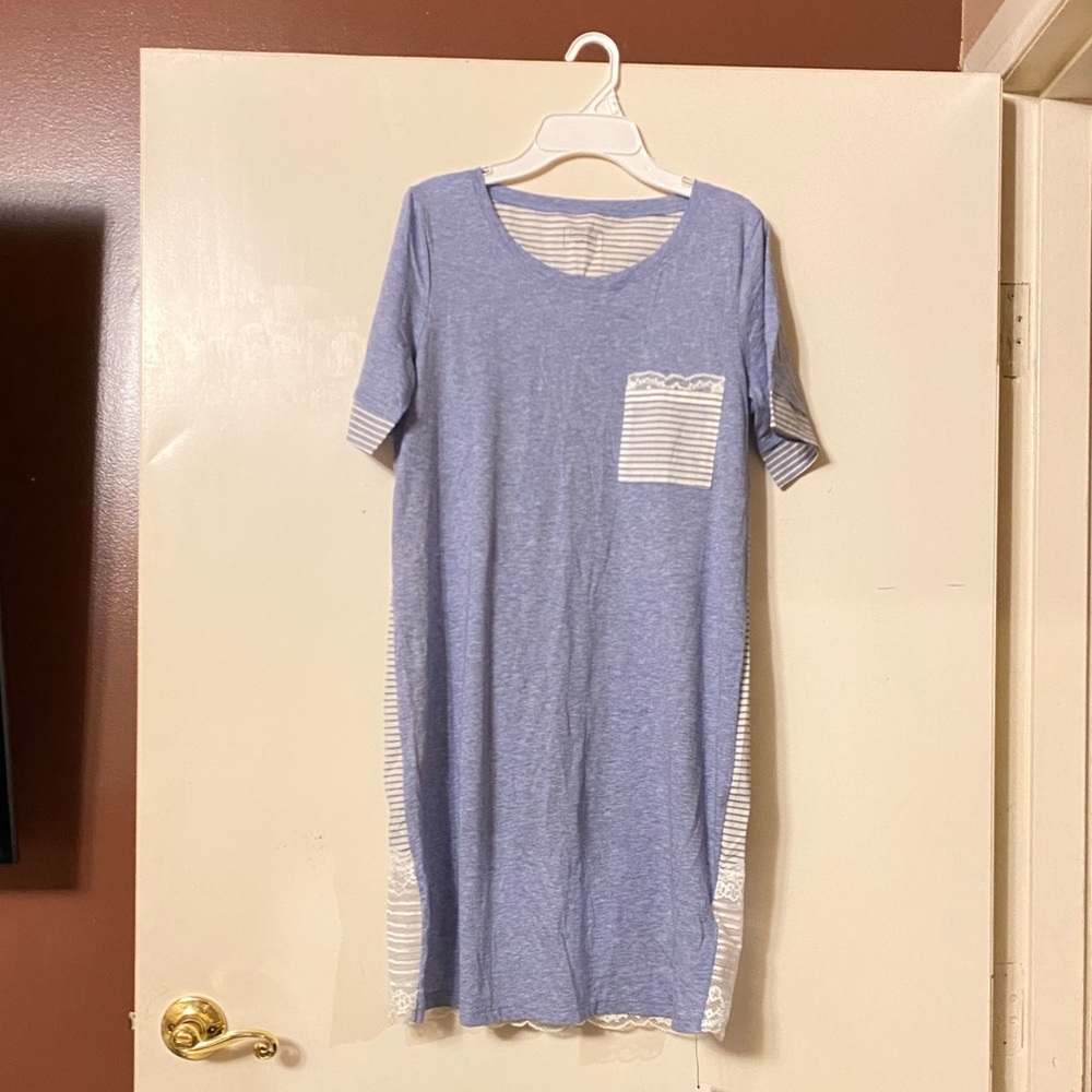 A blue and white, Intimissimi brand, night gown